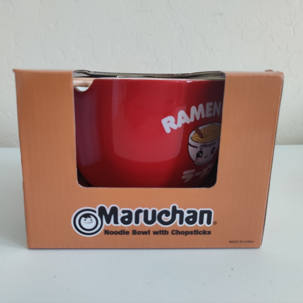 NIB - Maruchan Noodle Bowl with Chopsticks